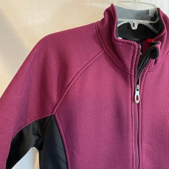 NWOT  Spyder Constant Burgundy Full-Zip Fleece Jacket Ladies L - Picture 6 of 14